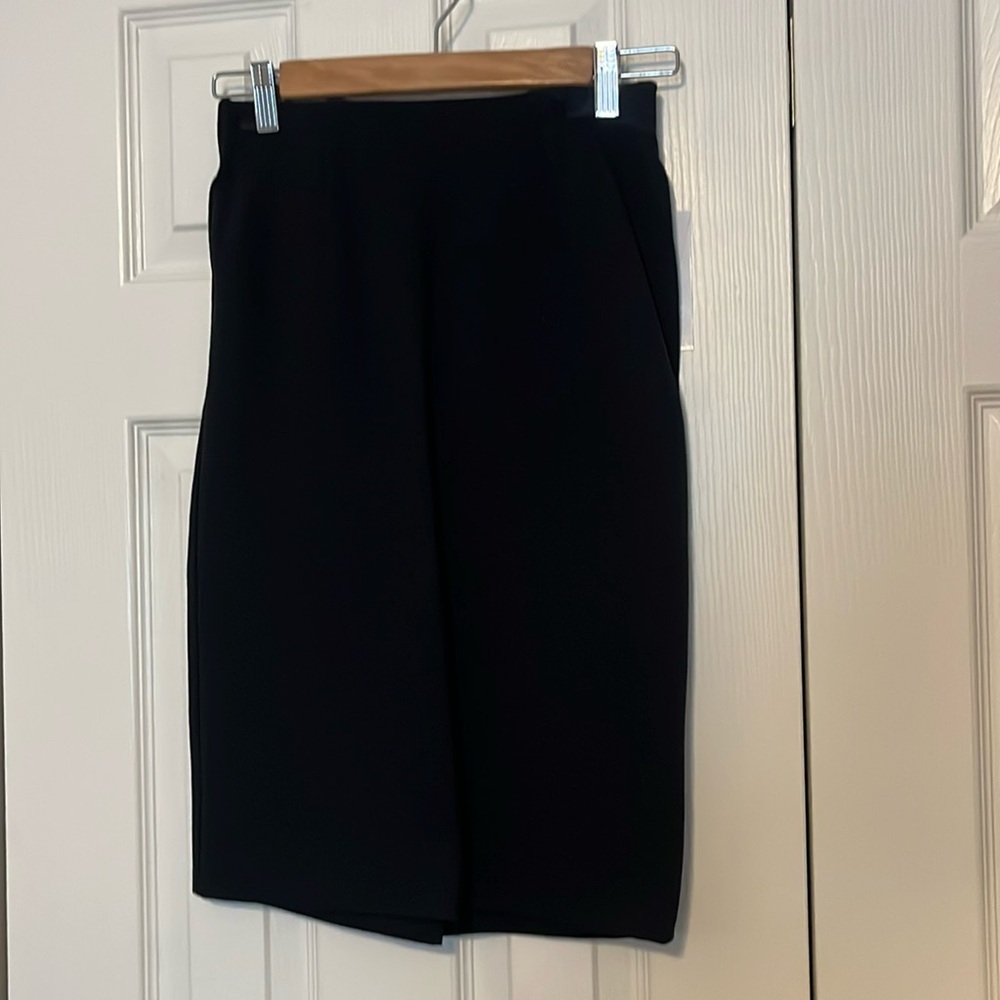 Black pencil skirt